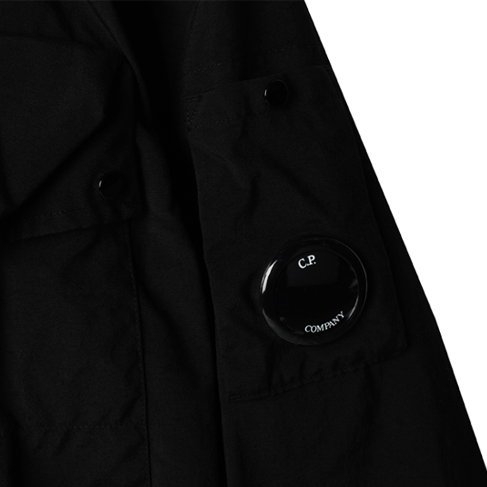 [25% 쿠폰] C.P. 컴퍼니 테일론 P 오버셔츠 블랙 - 22SS([25% 쿠폰] C.P. Company Taylon P Overshirt Black - 22SS) - 4
