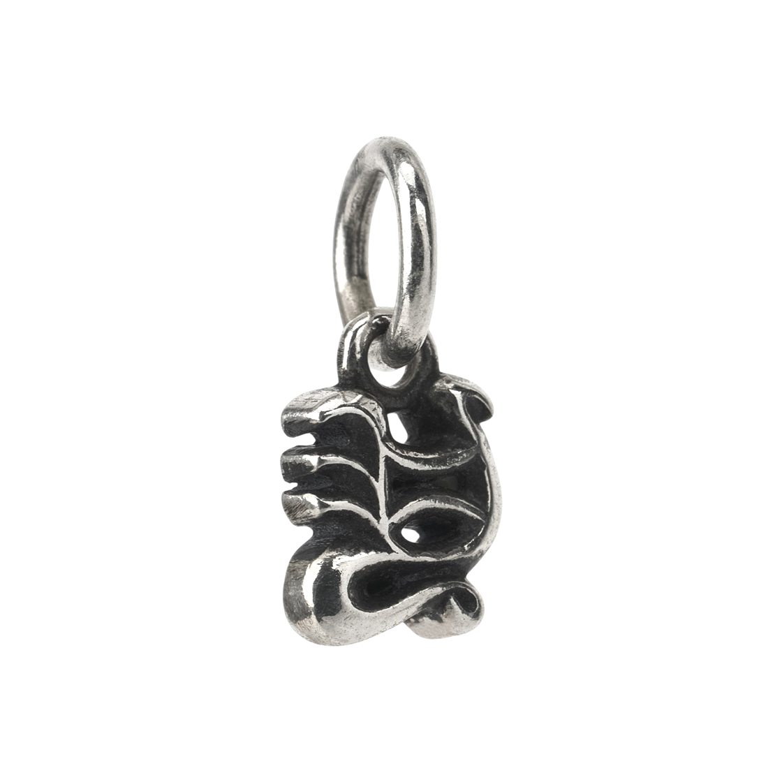 - Chrome Hearts Mini Alphabet Stack Y Initial Pendant Silver