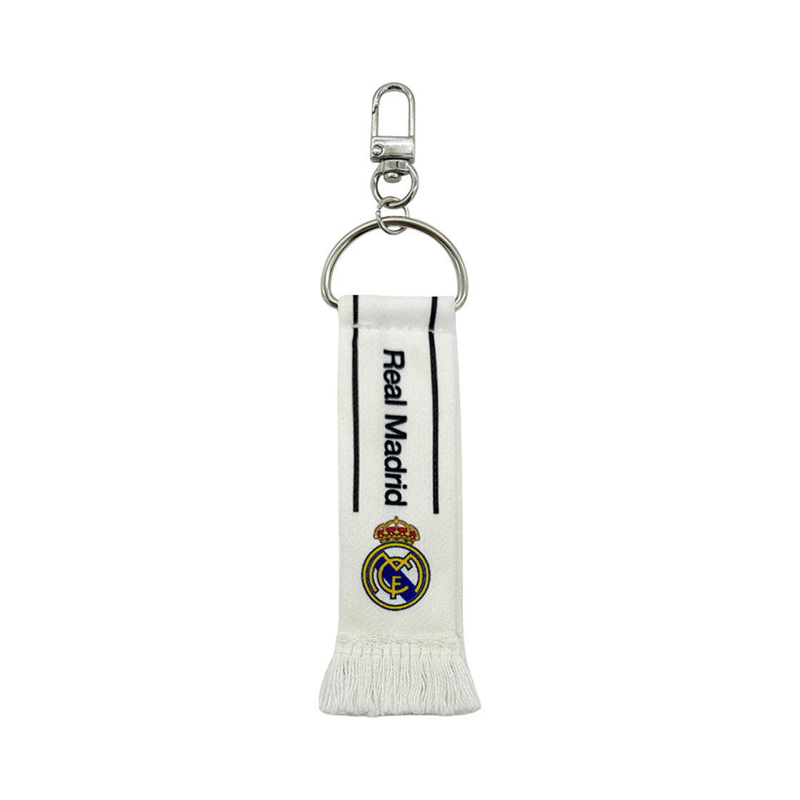 GRMGGD01999 Real Madrid CF Knit Muffler Keyring White
