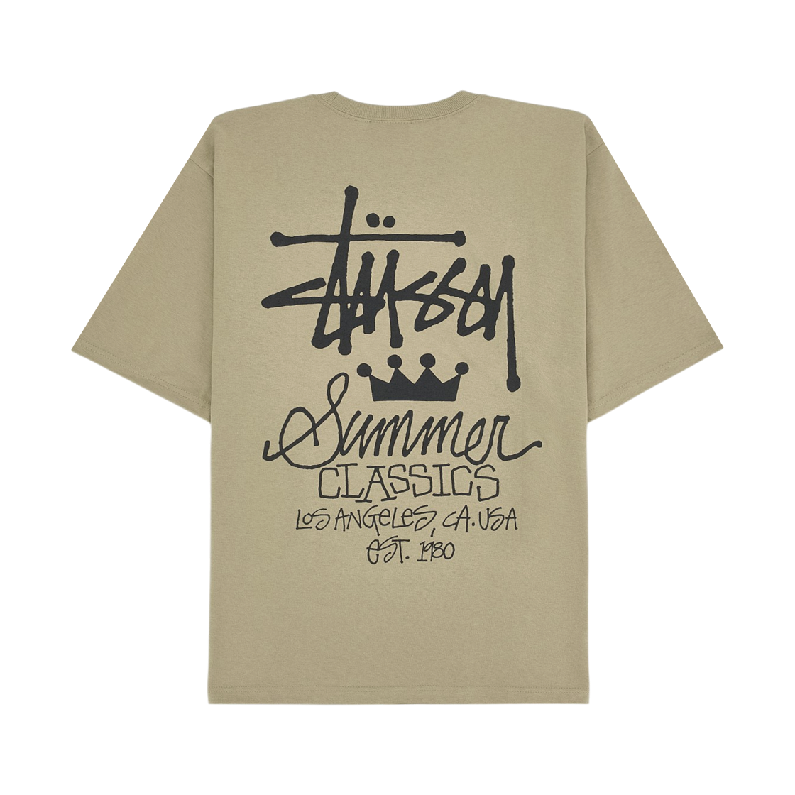 1905197 Stussy Summer Classics T-Shirt Khaki