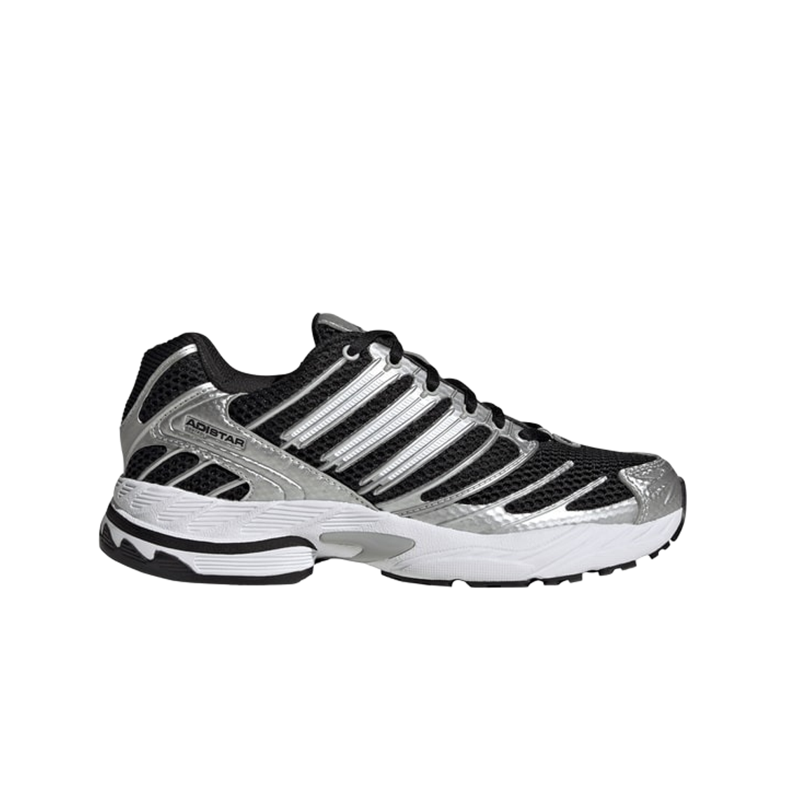 HQ2718 (W) Adidas Adistar Control 3 Core Black Silver Metallic