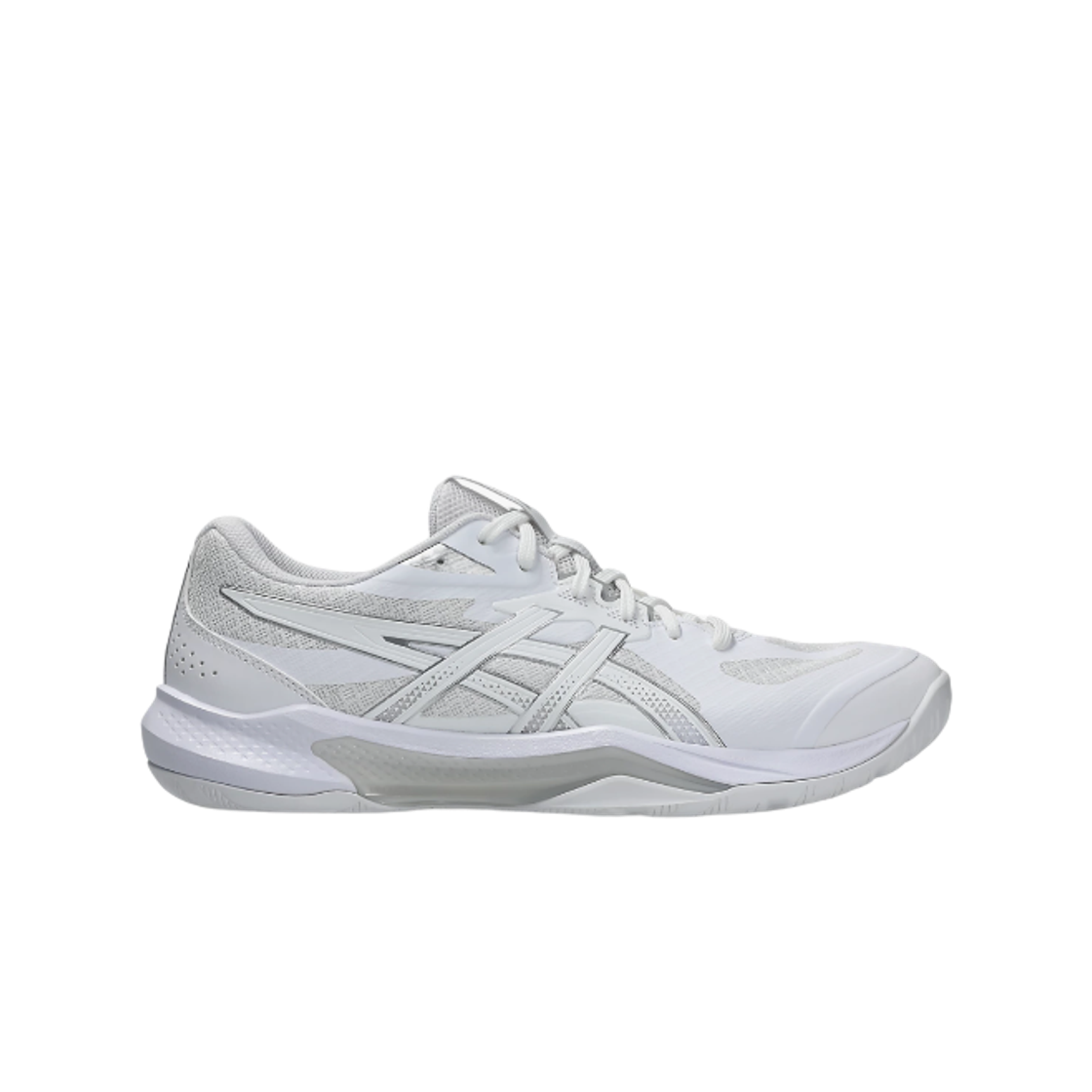 1073A079-101 Asics Gel-Tactic 13 White Pure Silver - D Standard