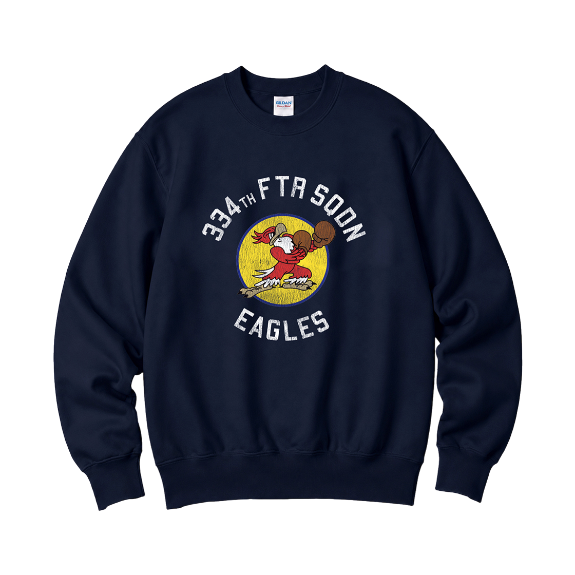 88000_copy Gildan x Vintage Collection EAGLES Crewneck Sweat shirt Navy