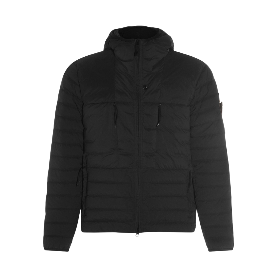 L1S15 4100107 S0183 V0029 [25% 쿠폰] Stone Island 4100107 Seamless Tunnel Nylon Down-TC Hooded Down Jacket Black - 26SS