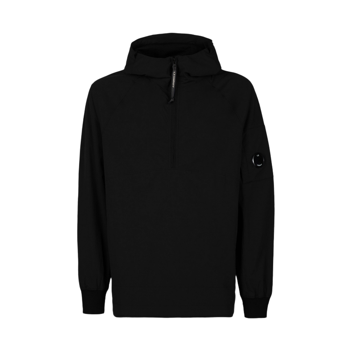 14CMSS180A 005669G 999 [25% 쿠폰] C.P. Company Nylon Stretch Double Hoodie Black - 23SS