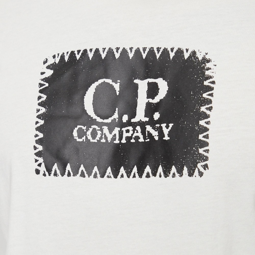 [25% 쿠폰] C.P. 컴퍼니 롱 슬리브 티셔츠 화이트 - 25SS([25% 쿠폰] C.P. Company Long Sleeve T-Shirt White - 25SS) - 4