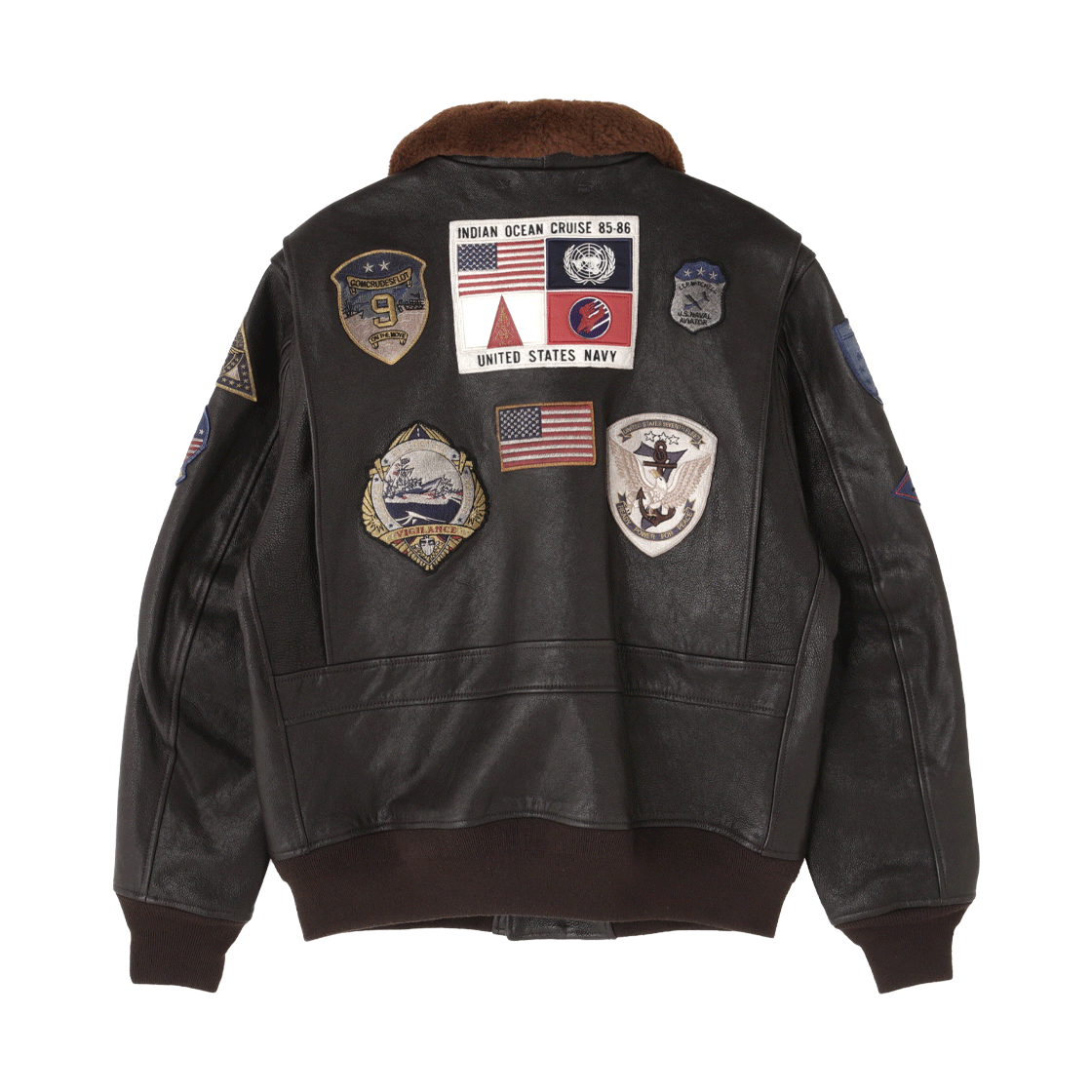[예약배송] 아비렉스 G-1 고트 탑건 브라운([예약배송] Avirex G-1 Goat Topgun Brown) - 2