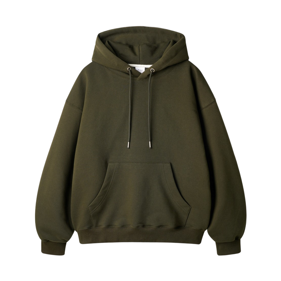 KJHD2674_darkkhaki_29 JEMUT Plain Essential Hoodie Darkkhaki KJHD2674