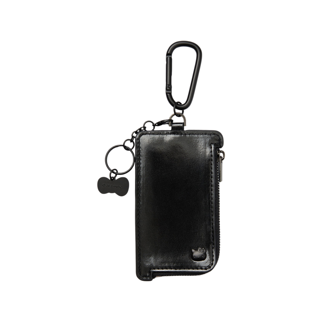 젠티 x 헬로 키티 카드 케이스 크롬 01 블랙(Gentii x Hello Kitty Card Case Chrome 01 Black)