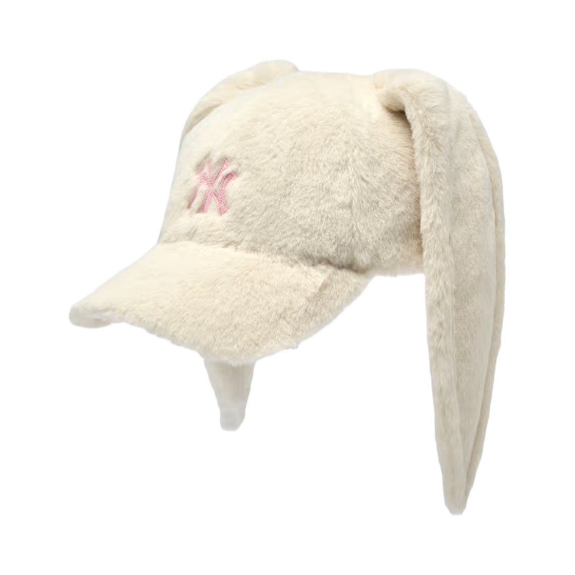 MLB 버니 컬러풀 퍼 언스트럭쳐 볼캡 뉴욕양키스 크림(MLB Bunny Colorful Fur Unstructured Ball Cap New York Yankees Cream)