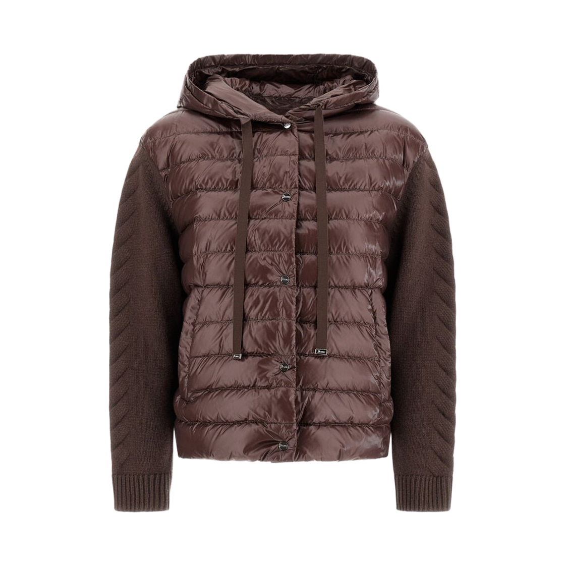 (W) 에르노 울트라라이트 나일론 리조트 자켓 다크 초콜릿((W) Herno Ultralight Nylon Resort Jacket Dark Chocolate)