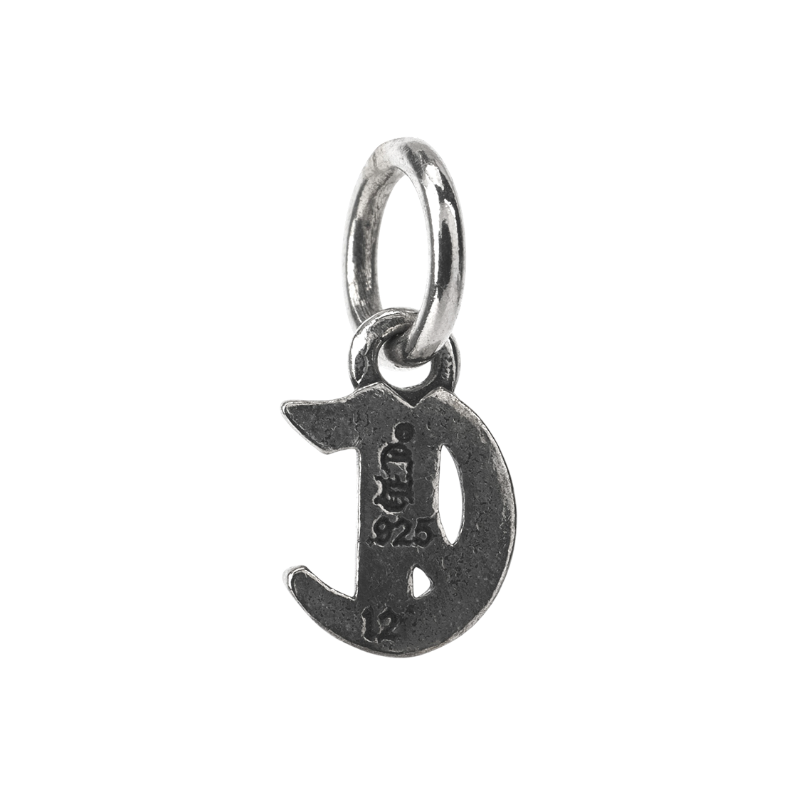 크롬하츠 미니 알파벳 스택 C 이니셜 펜던트 실버(Chrome Hearts Mini Alphabet Stack C Initial Pendant Silver) - 2