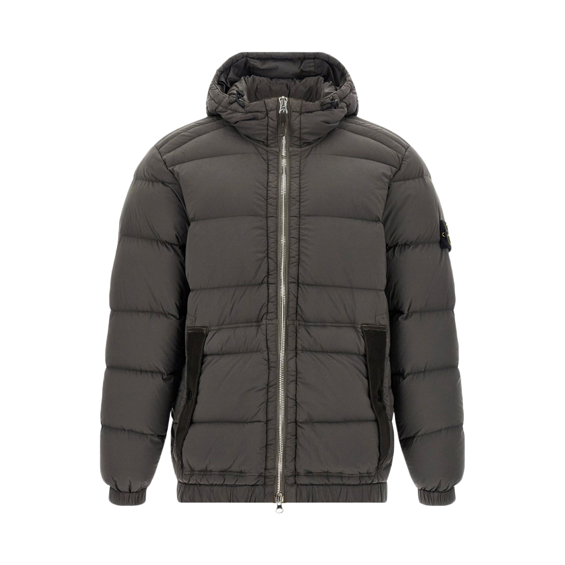 K2S15 4100040 S0028 V0062 [25% 쿠폰] Stone Island 4100040 Seamless Tunnel Nylon Down-TC Hooded Down Jacket with Seamless Feather Tunnels and Anti-Drop Lead Grey - 25FW