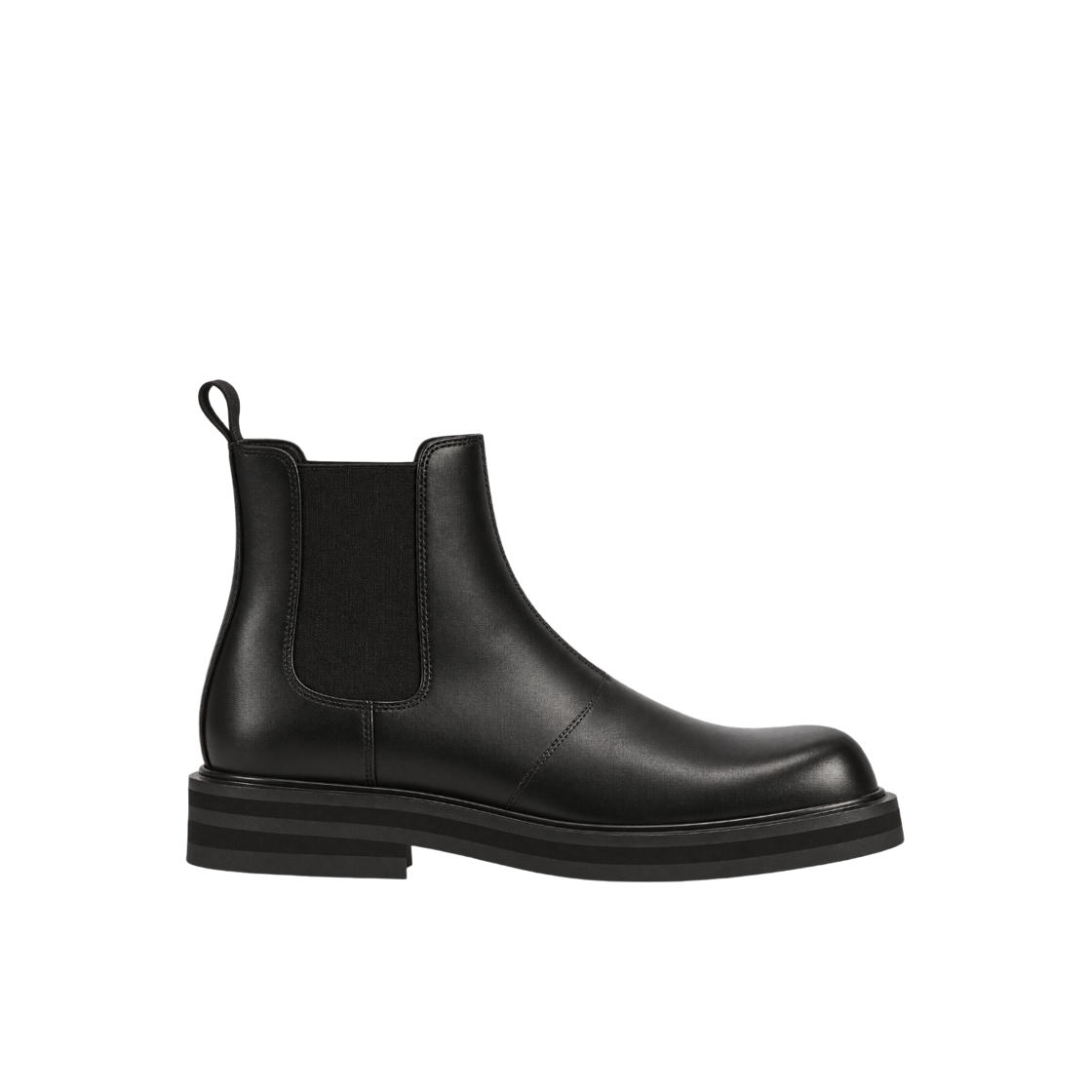 슬로우스텝 SP9203 윌리엄 스퀘어 청키 첼시부츠 블랙(SLOWSTEP SP9203 William Square Toe Chunky Chelsea Boots Black)