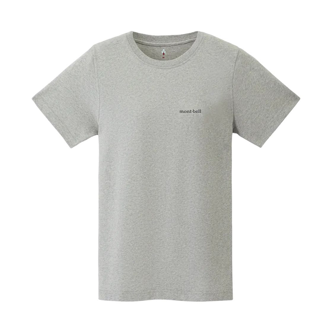 2104793 (W) Montbell Pear Skin Cotton T-Shirt Light Gray