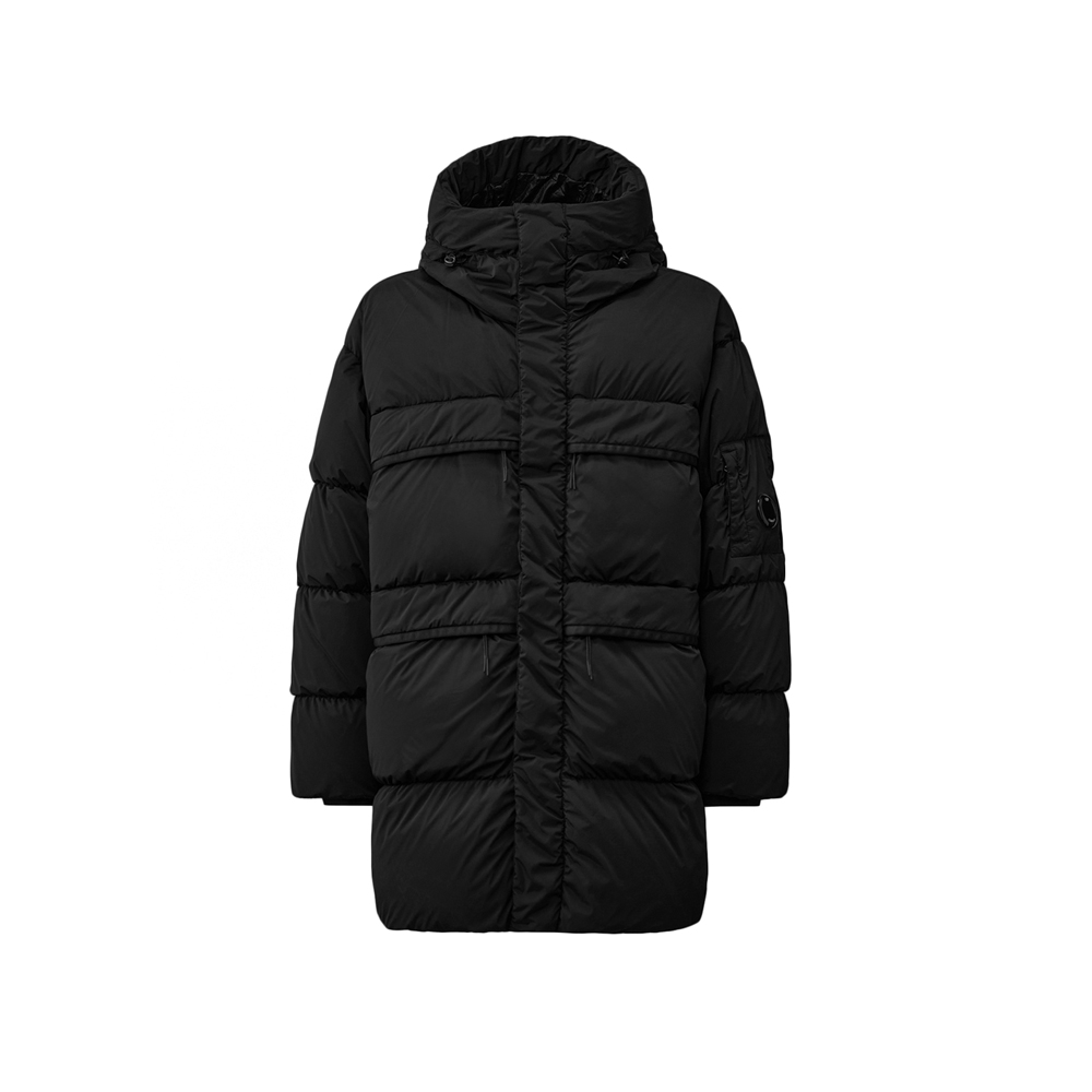 [25% 쿠폰] C.P. 컴퍼니 나이크라-R 롱 후드 다운 자켓 블랙 - 25FW([25% 쿠폰] C.P. Company Nycra-R Long Hooded Down Jacket Black - 25FW) - 2