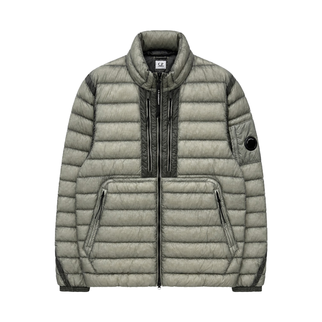 21CMOW022A 110416A 936 [25% 쿠폰] C.P. Company D.D. Shell Lens Down Jacket Flint Grey - 26FW