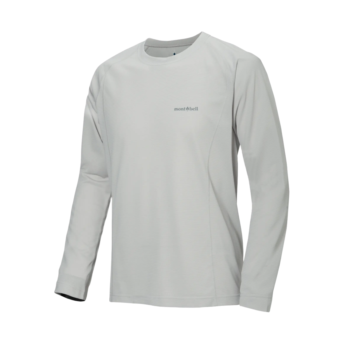 1114629 Montbell Cool Long Sleeve T-Shirt Light Gray
