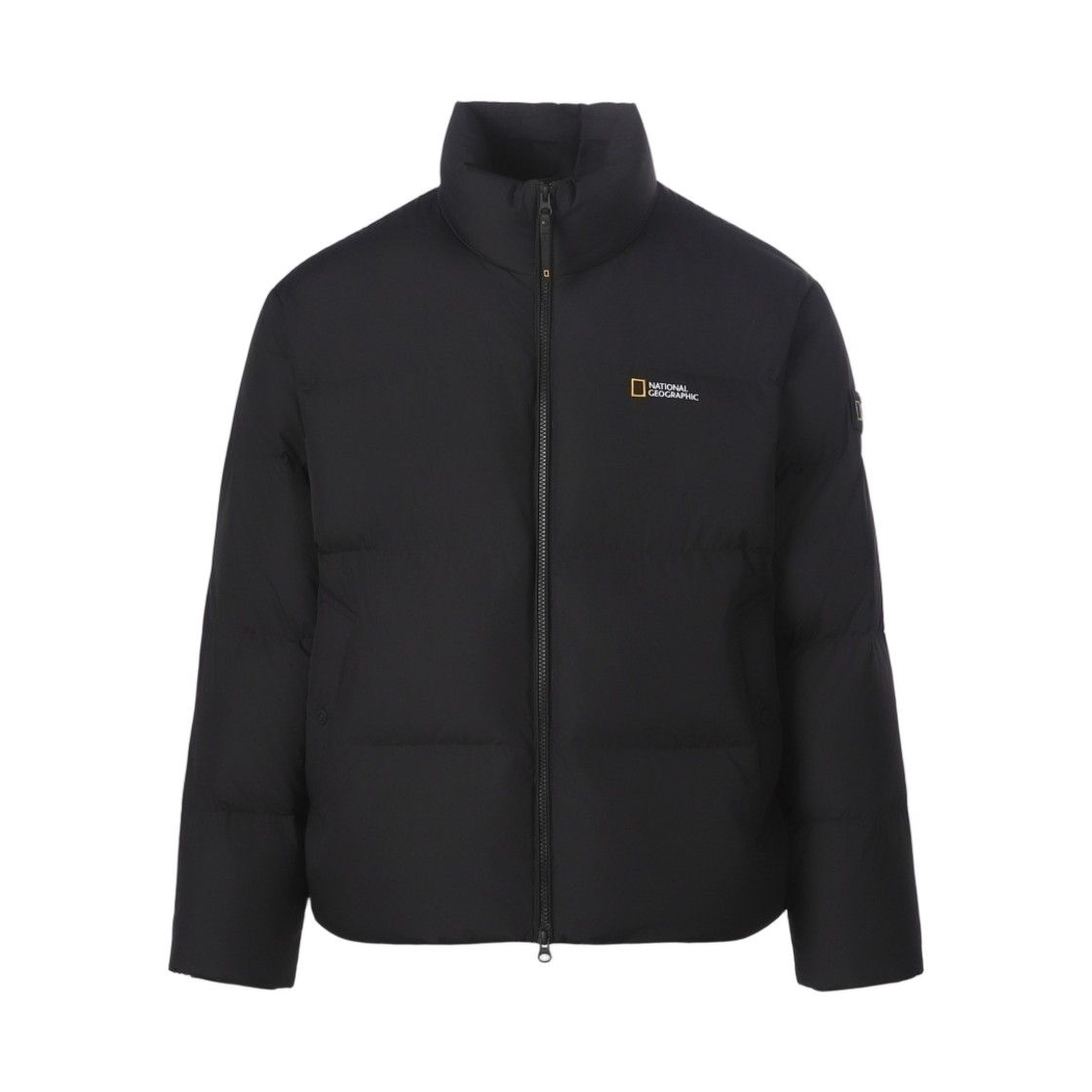 N264UDW921 National Geographic Rayman Stand Neck Duck Down Jumper Black