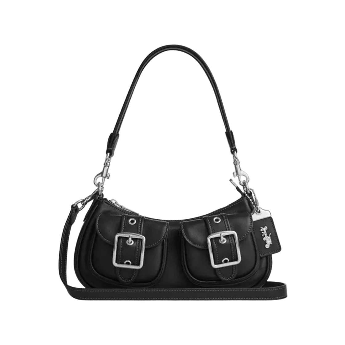 CFO77-SVBK Coach Ashton Bag Silver Black