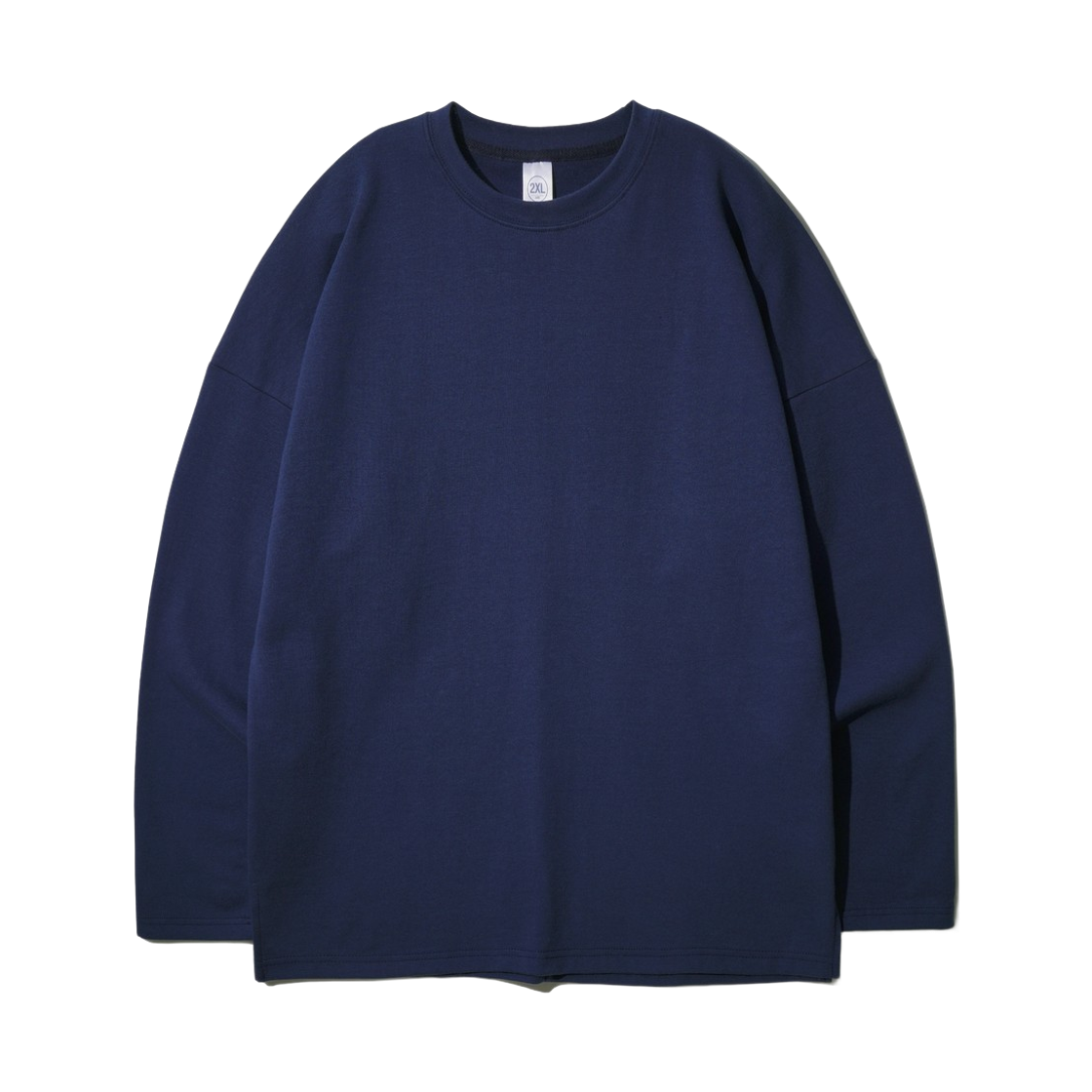 KJLT2153_royalnavy_k JEMUT Overfit Layered Long T-Shirts Royal Navy KJLT2153