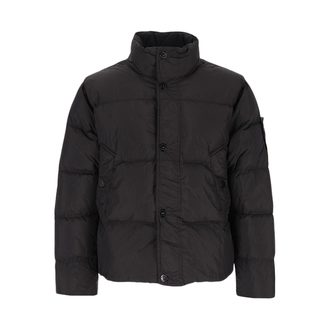 L2S15 4100109 S0A23 V0029 [25% 쿠폰] Stone Island 4100109 Nylon Short Down Jacket Black - 26FW
