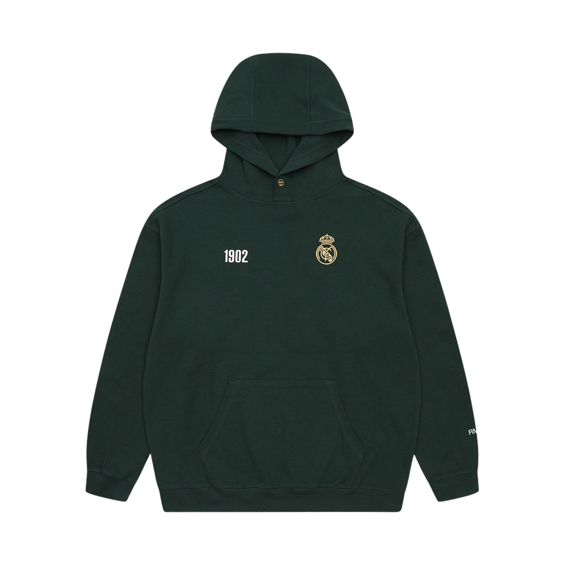 GRMFHD02 Real Madrid CF 1902 Hoodie Dark Green