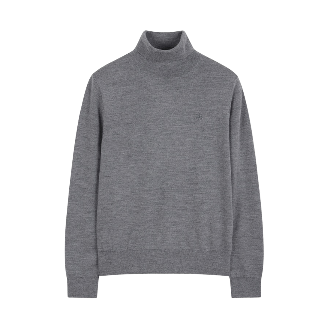 BBWUWBG405-ZGR BrooksBrothers Women's Wool Solid Turtleneck Grey