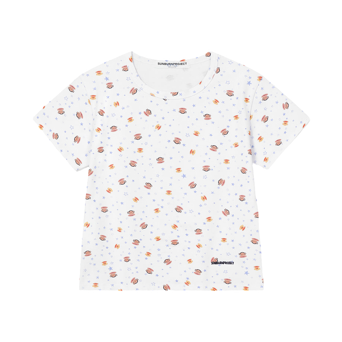 (W) 썬번프로젝트 x 폴 프랭크 티셔츠 멀티((W) Sunburnproject x Paul Frank T-shirt Multi)