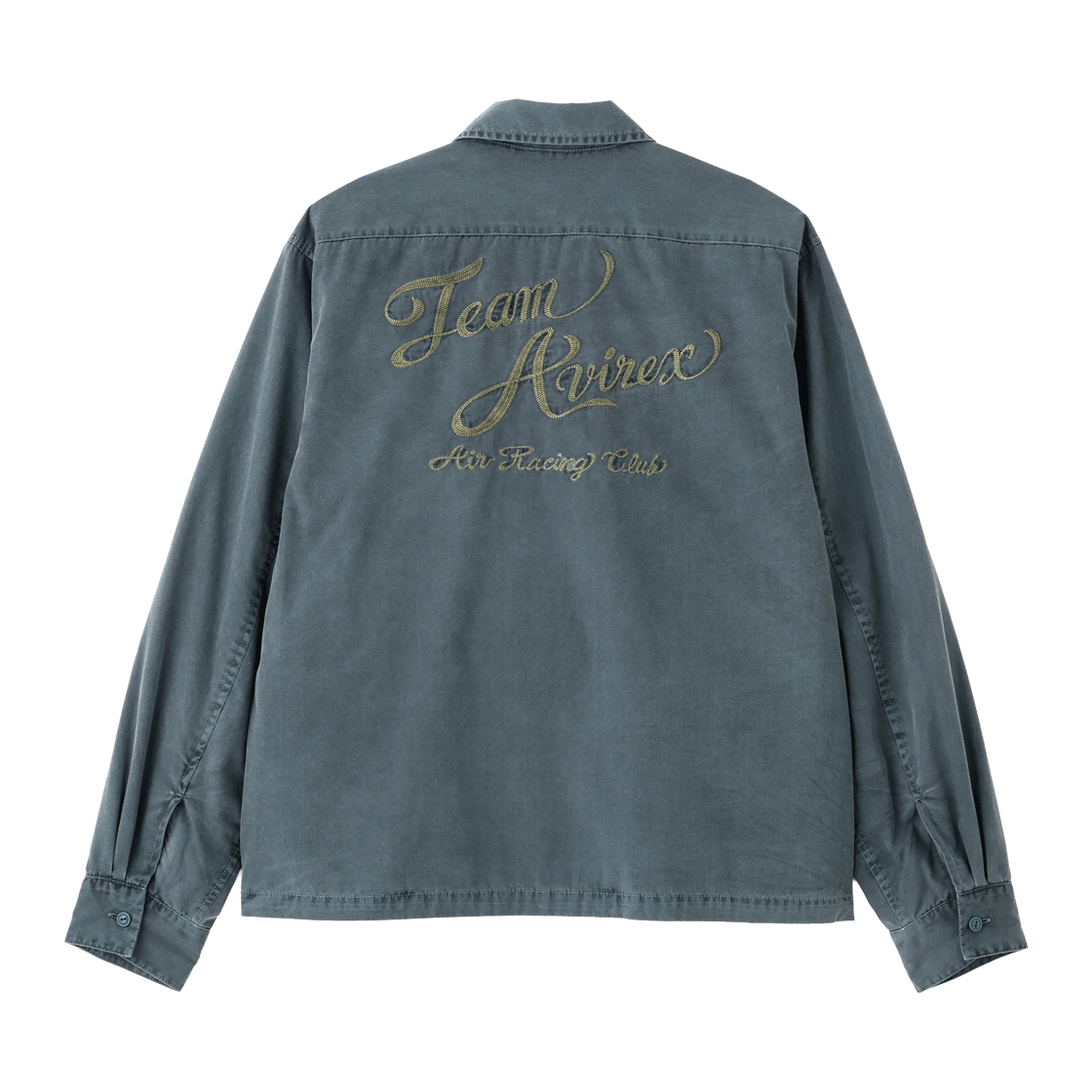 [예약배송] 아비렉스 페이디드 엠브로이더리 워크 자켓 블루그레이([예약배송] Avirex Faded Embroidery Work Jacket Blue Grey) - 2