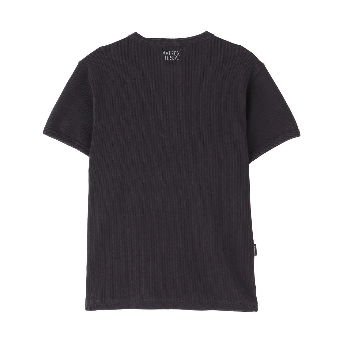 [KREAM 단독] 아비렉스 데일리 웨어 숏 슬리브 헨리넥 티셔츠 블랙([KREAM 단독] Avirex Daily Wear Short Sleeve Henry Neck T-Shirt Black) - 2
