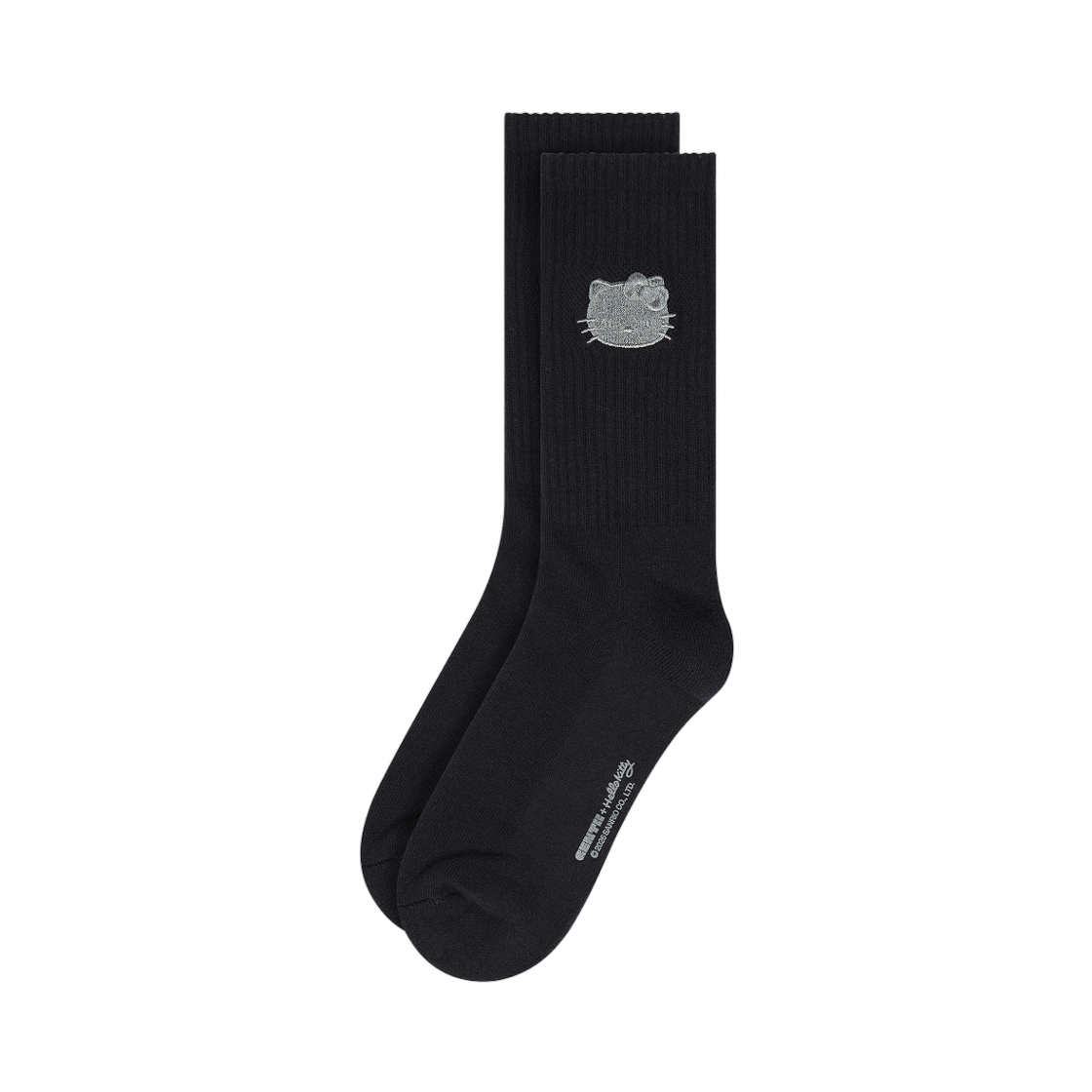 젠티 x 헬로 키티 삭스 크롬 01 블랙(Gentii x Hello Kitty Socks Chrome 01 Black) - 1