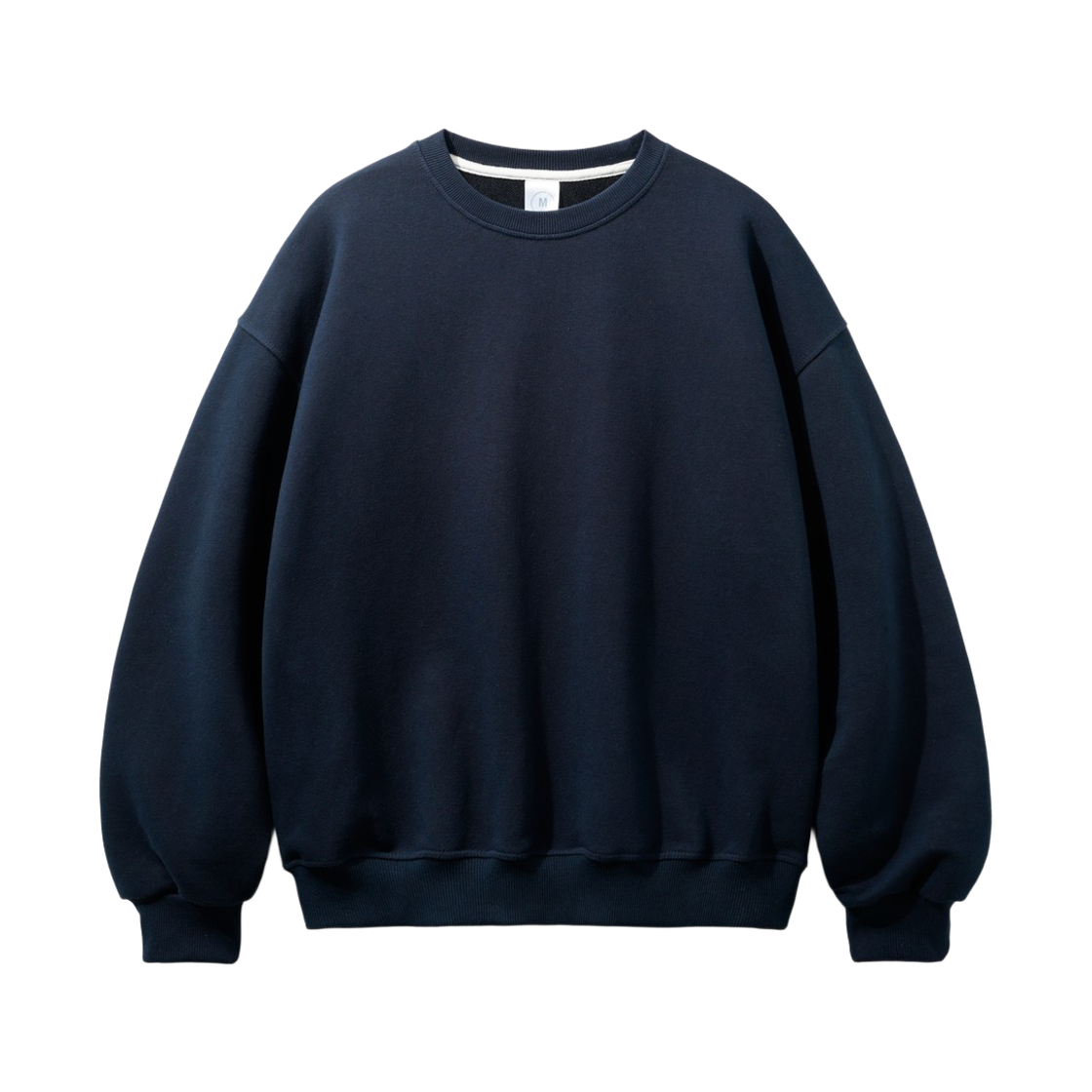 OYMT2595_navy_291 JEMUT Ample Balloon Fit Terry Sweatshirts Navy OYMT2595
