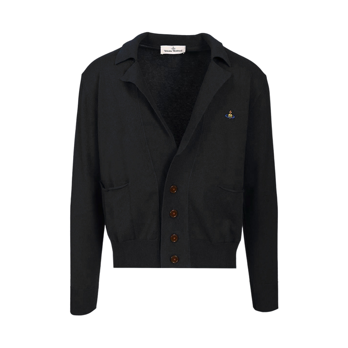 2701002M Y001V N401 [25% 쿠폰] Vivienne Westwood Samuel Cardigan Black - 26SS