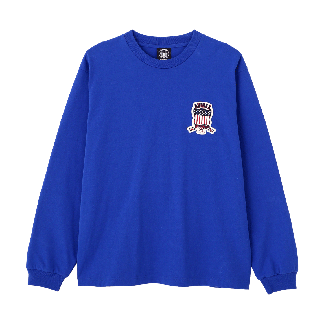 [예약배송] 아비렉스 롱 슬리브 시그니처 바시티 로고 티 블루([예약배송] Avirex Long Sleeve Signature Varsity Logo Tee Blue) - 2