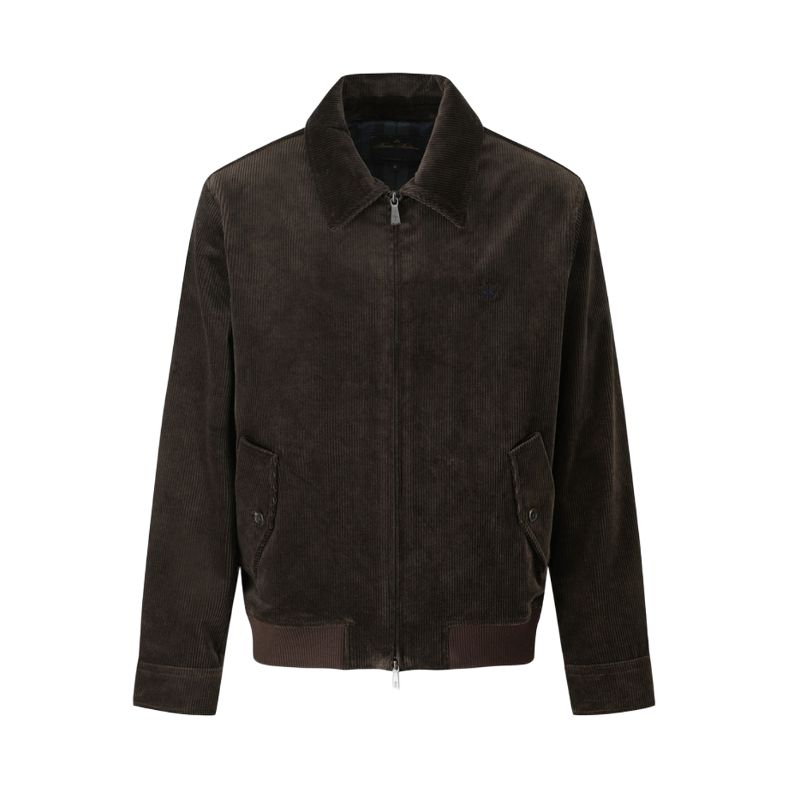 BBOTMBG310-ZBR BrooksBrothers Corduroy Drizzler Jacket Brown