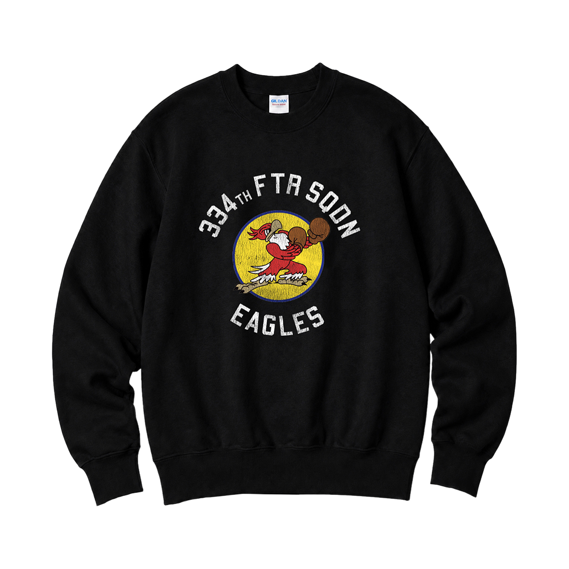 88000_copy Gildan x Vintage Collection EAGLES Crewneck Sweat shirt Black