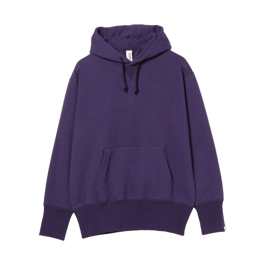 38-13-0074-593 Beams Plus x Loopwheeler Super Heavy Weight Sweat Pullover Hoodie Purple