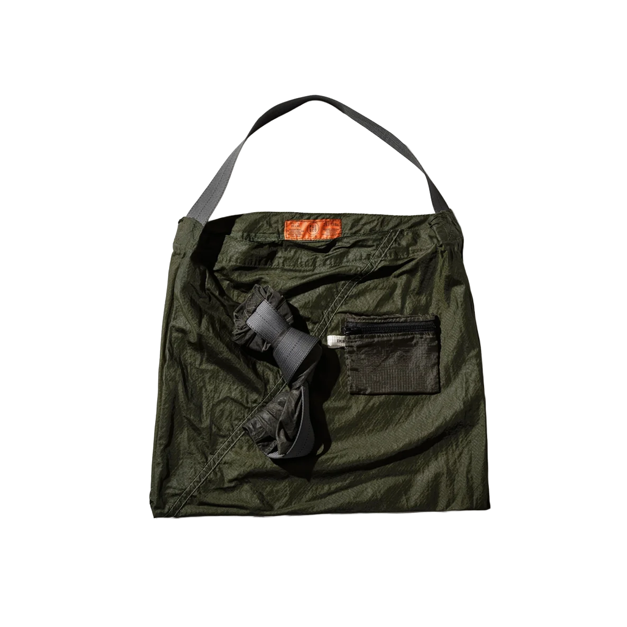 KM6DBGTPU14KK Puebco Vintage Parachute Light Bag Olive - 26FW