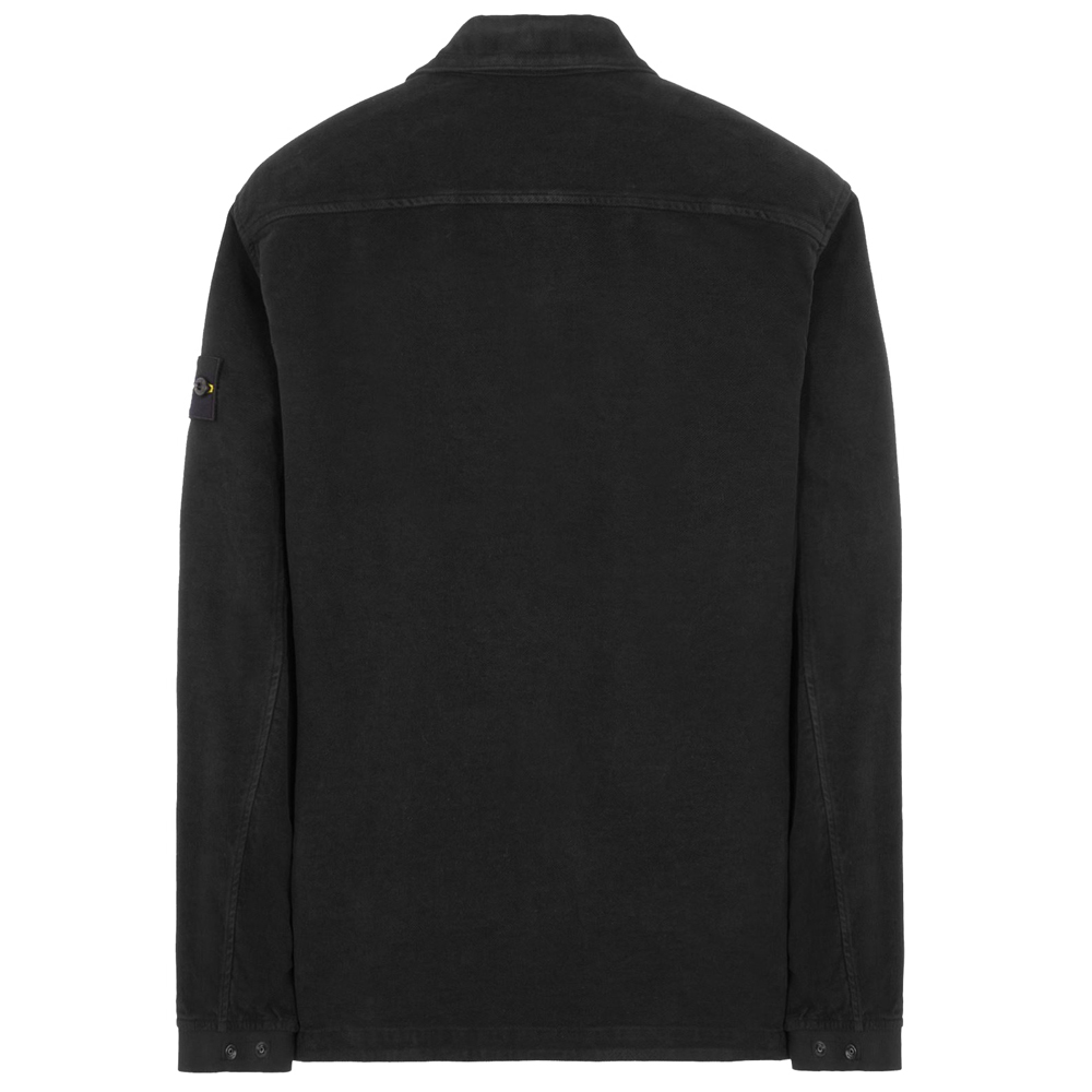 [25% 쿠폰] 스톤 아일랜드 11305 오버셔츠 블랙 - 22FW([25% 쿠폰] Stone Island 11305 Overshirt Black - 22FW) - 3