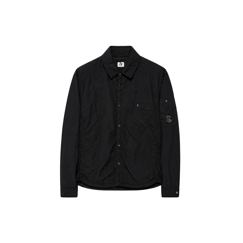 [25% 쿠폰] C.P. 컴퍼니 렌즈 와펜 크롬 R 패디드 셔츠 자켓 블랙 - 26FW([25% 쿠폰] C.P. Company Lens Badge Chrome-R Padded Shirt Jacket Black - 26FW) - 2