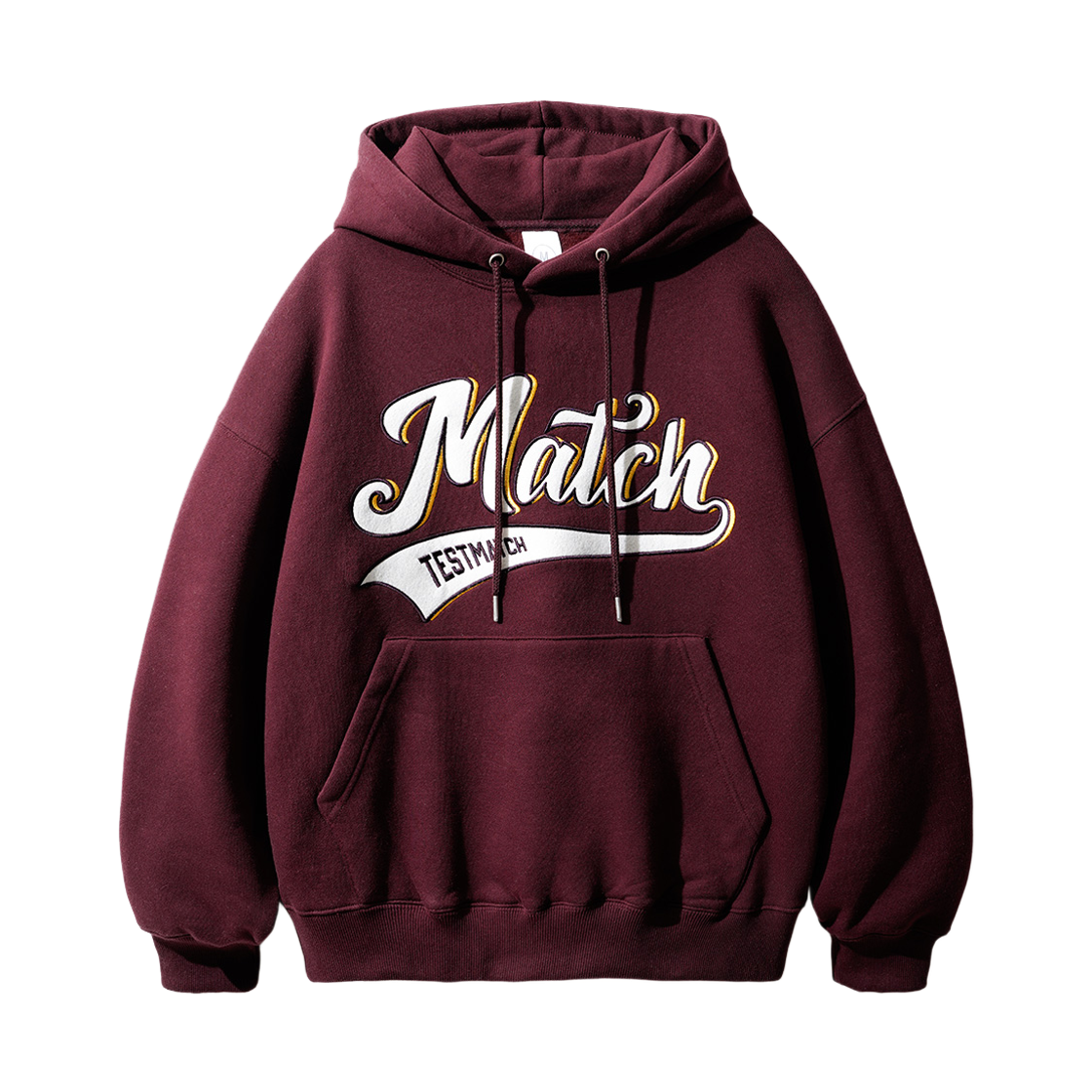 OYHD2541_burgundy_291 JEMUT Testmatch Overfit Napping Hood Burgundy OYHD2541
