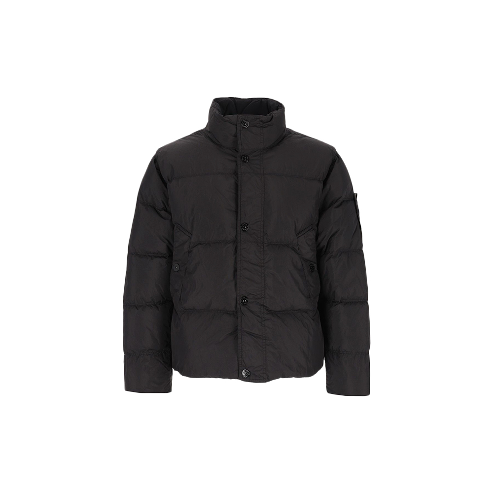 [25% 쿠폰] 스톤 아일랜드 4100109 나일론 숏 다운 자켓 블랙 - 26FW([25% 쿠폰] Stone Island 4100109 Nylon Short Down Jacket Black - 26FW) - 2