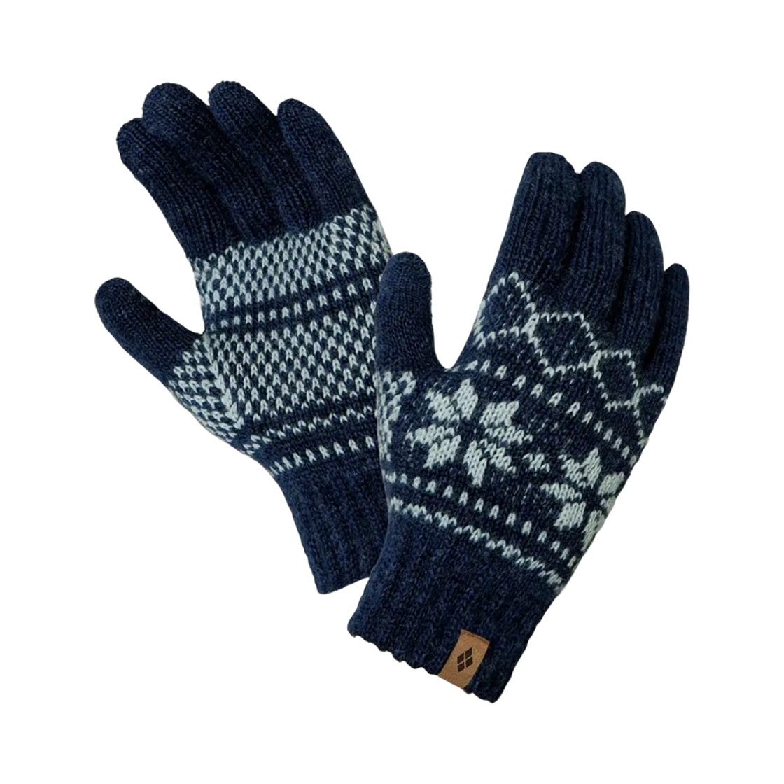 1118632 (Kids) Montbell Wool Knit Gloves Navy