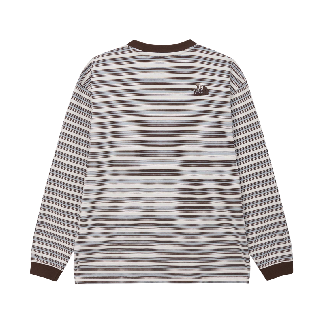 노스페이스 남성 오버펙 스트라이프 긴팔 티셔츠 NT7TS52B_DBR(The North Face M'S Overpeck Stripe L/S R/Tee) - 2
