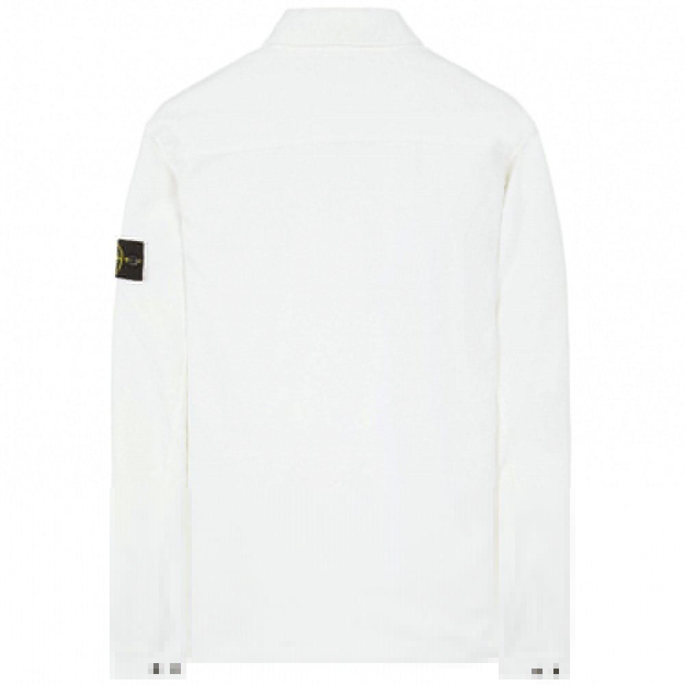 [25% 쿠폰] 스톤 아일랜드 14주년 와펜 패치 포켓 셔츠자켓([25% 쿠폰] Stone Island 14th Anniversary Logo Patch Pocket Shirt Jacket) - 3