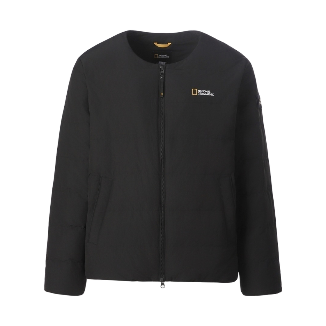 N264UDW920 National Geographic Heron U-Neck Lightweight Goose Down Jumper Black