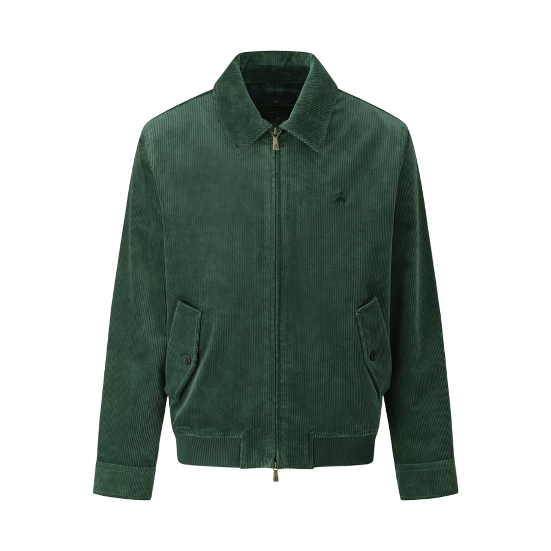 BBOTMBG310-ZGN BrooksBrothers Corduroy Drizzler Jacket Green