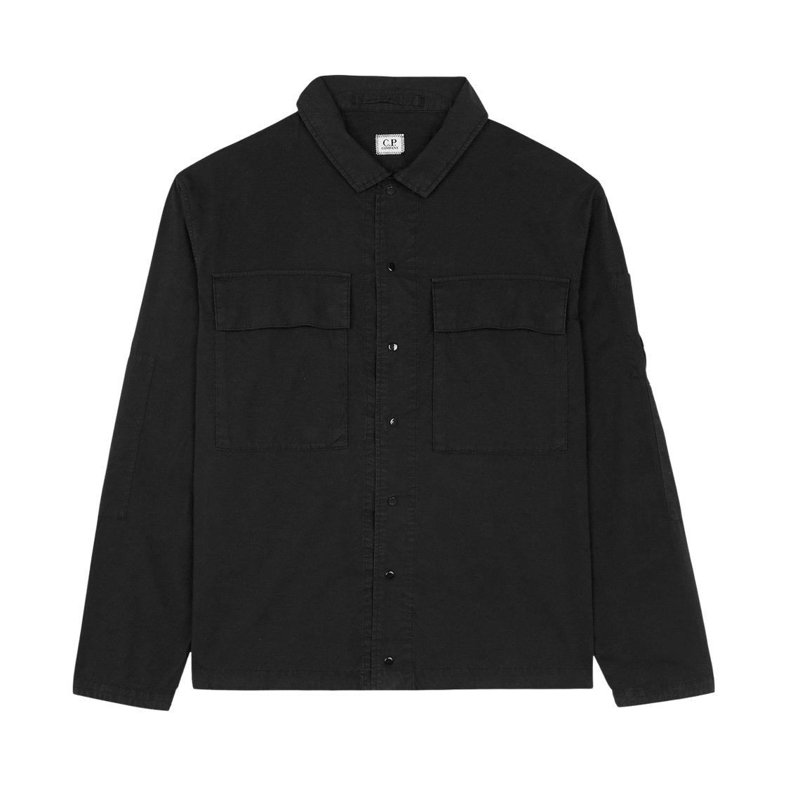 18CMOS237A 005691G 999 [25% 쿠폰] C.P. Company Pocket Overshirt Jacket Black - 25SS