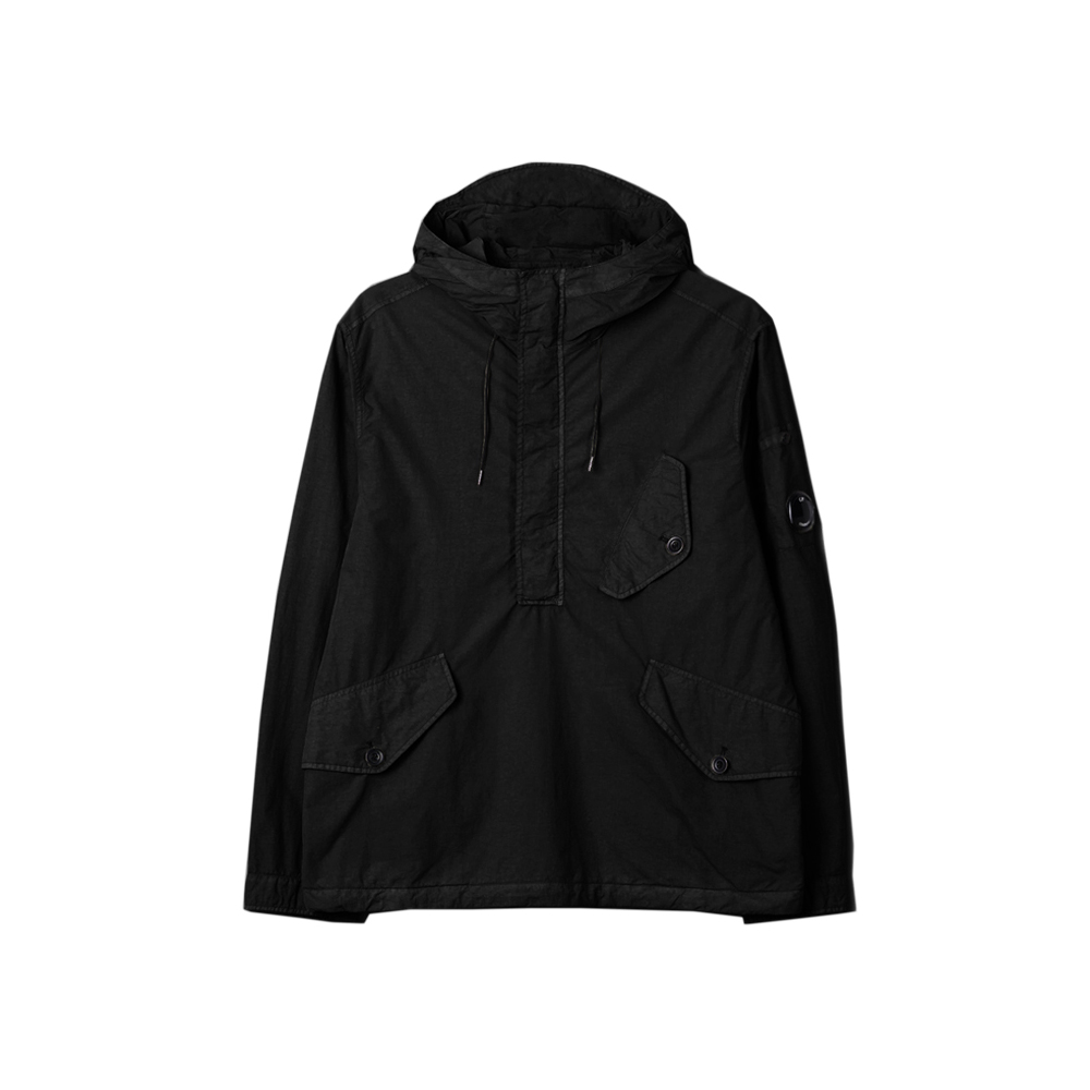 [25% 쿠폰] C.P. 컴퍼니 플랫 나일론 후드 아노락 블랙 - 23FW([25% 쿠폰] C.P. Company Flatt Nylon Hooded Anorak Black - 23FW) - 2